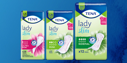 Záber balenia produkt TENA Lady Slim Ultra Mini Záber balenia produkt TENA Lady Slim Ultra Mini